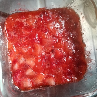 冷凍イチゴ　レンジで作るいちごジャム